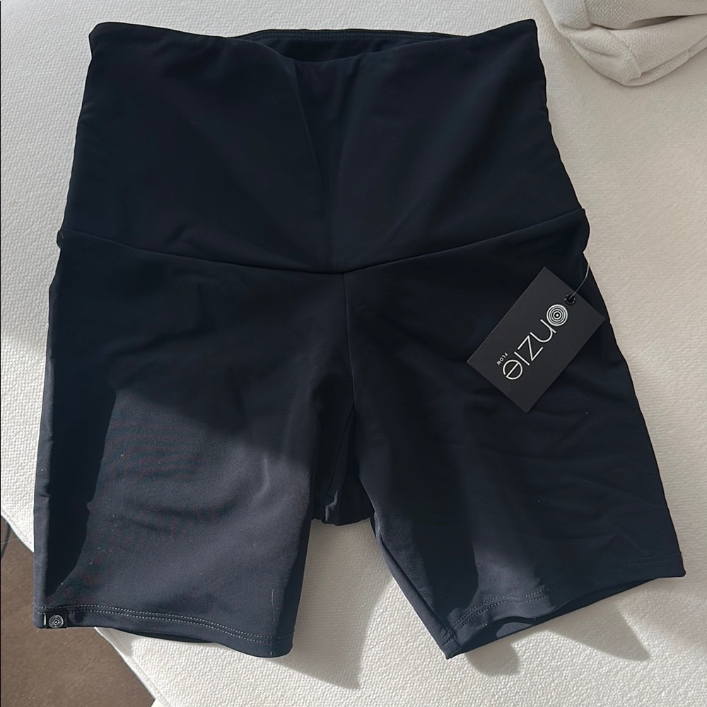 Women's Black Biker Shorts